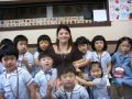 with my kindergarten students