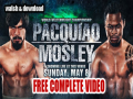 Pacquiao vs Mosley 5-7-11