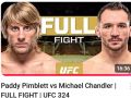 Pimblett vs Chandler - Lightweight
