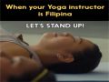 Filipina Yoga Instructor