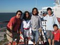 Sunny but windy when we left