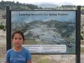 Mammoth hot spring terrace