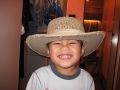 Hat fits him well
