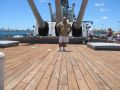 On board the Missouri front turrets