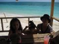 The beach was beautiful