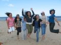 jumping ladies
