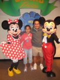Never too old to have a picture with this two delightfull characters