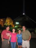 Outside Luxor walking the strip